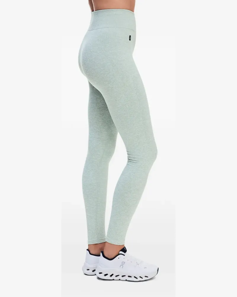 ON Gerippte Leggings mit hohem Bund - Grün Grün