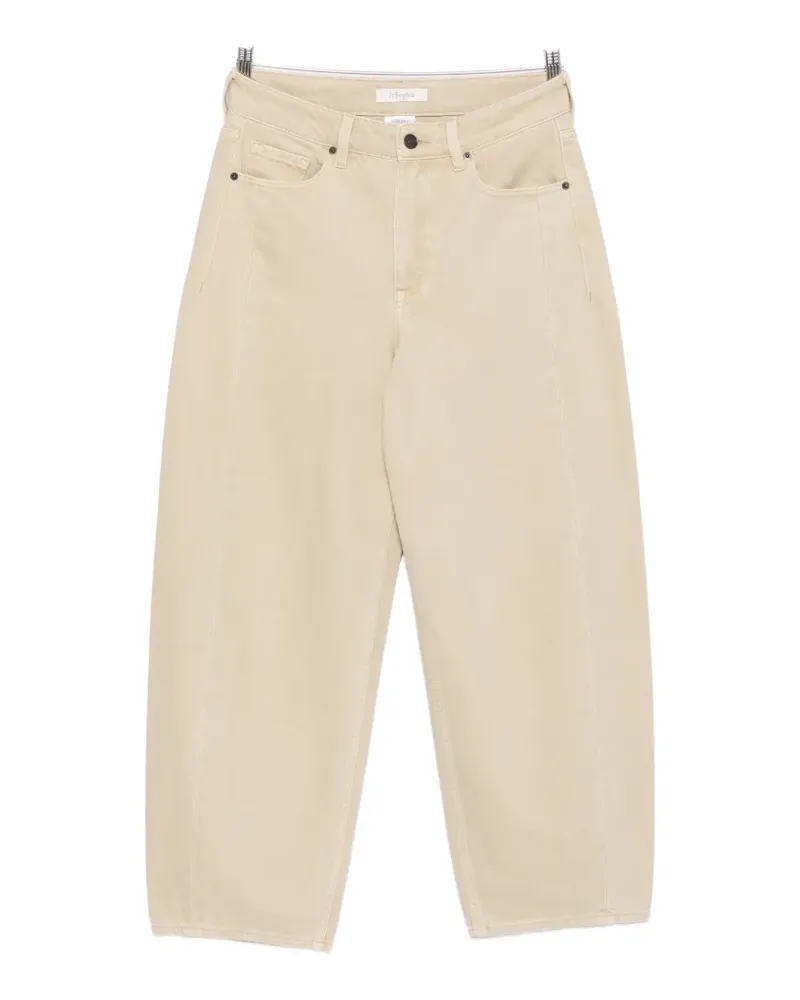 JcSophie Pita zip-up straight-leg jeans - Nude Nude