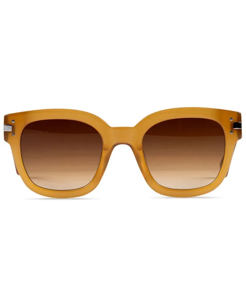 Amiri Classic Logo "Tan" Sonnenbrille - Braun Braun
