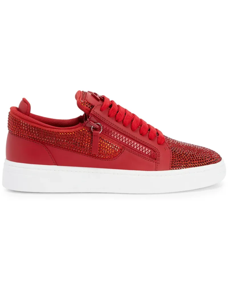 Giuseppe Zanotti Sneakers mit Strass - Rot Rot