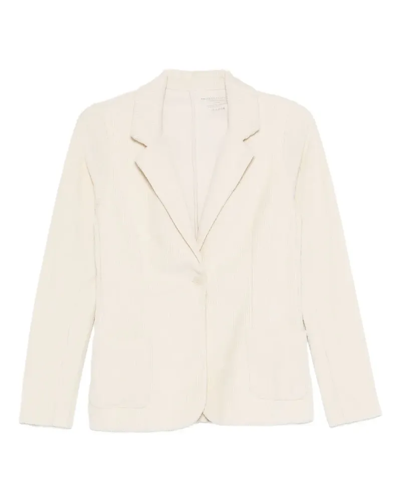 Majestic buttoned patch-pocket blazer - Weiß Weiß