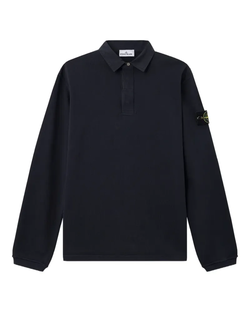 Stone Island Pullover mit Logo-Patch - Blau Blau