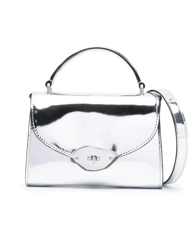 Mulberry Kleine Lana Handtasche - Silber Silber