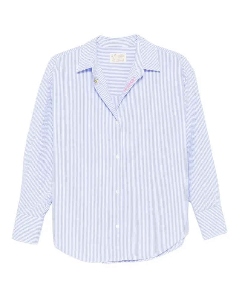 MC2 Saint Barth Cristal striped shirt - Blau Blau