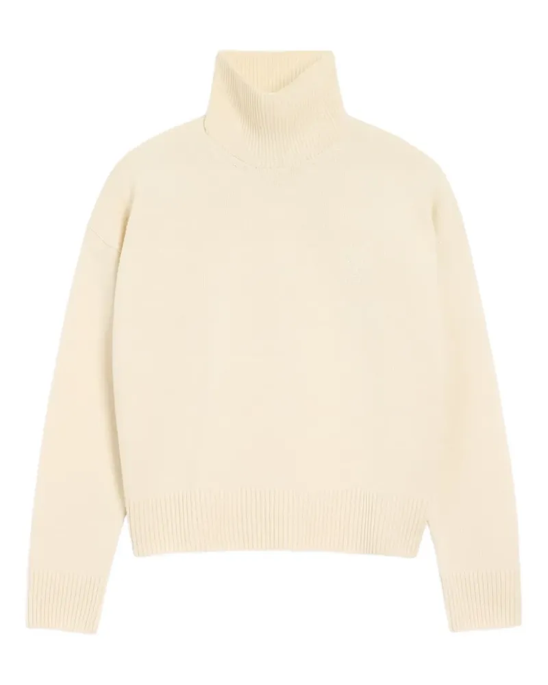AMI Paris Ami de Coeur Pullover mit Stehkragen - Nude Nude