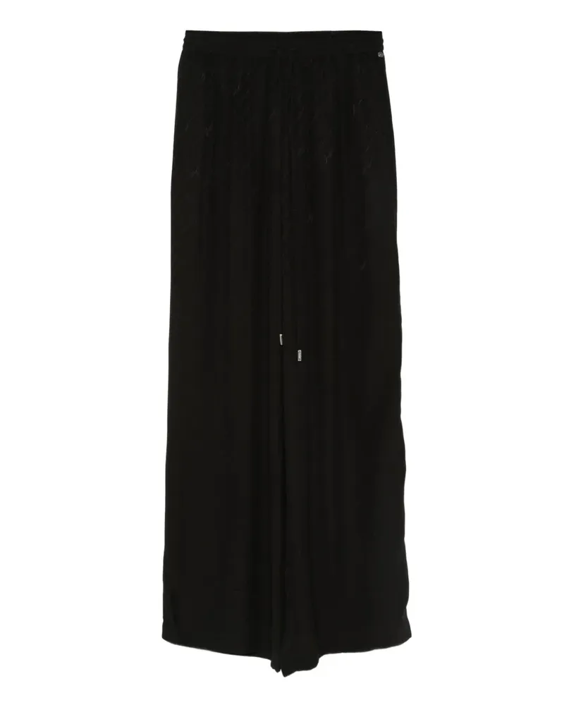 HUGO BOSS Hose mit Streifen - Schwarz Schwarz