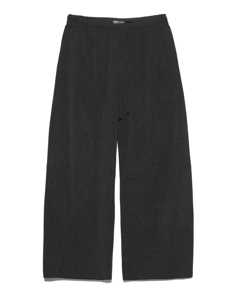 BIMBA Y LOLA Melange Fluid Barrel Hose aus Cord - Grau Grau