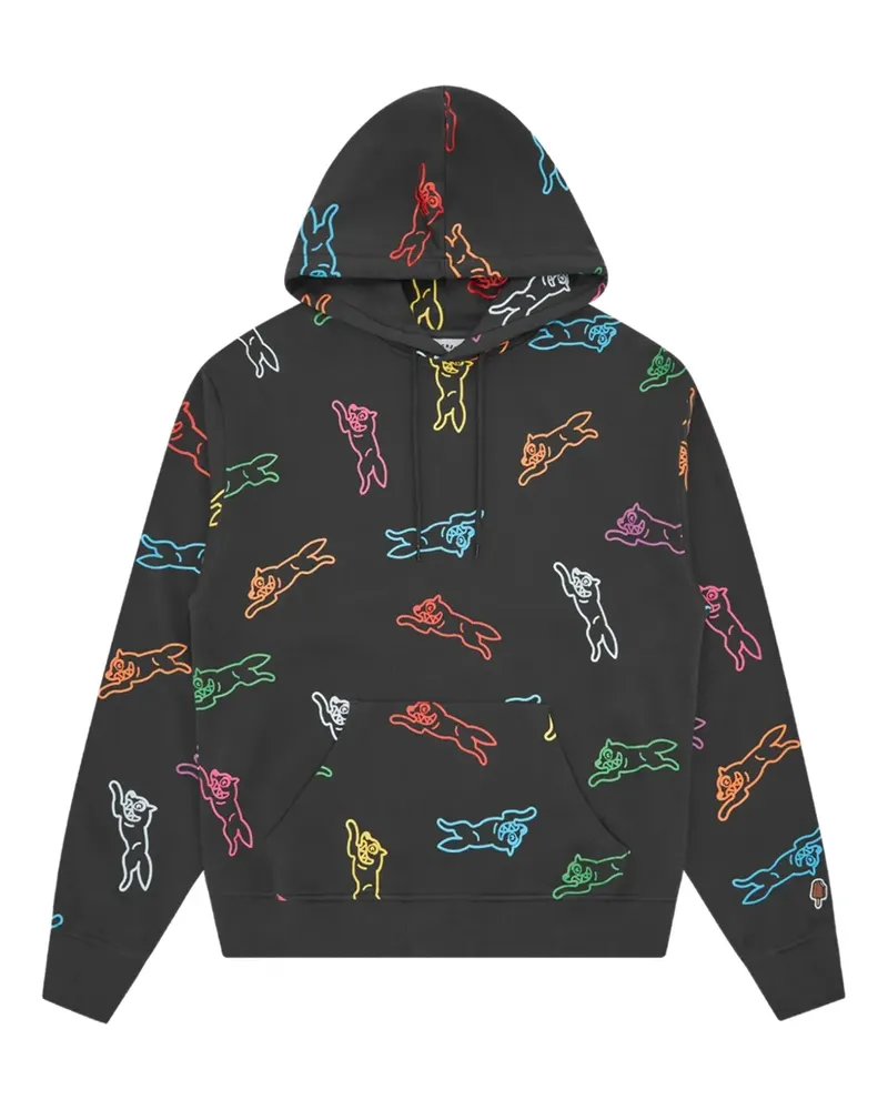 ICECREAM Running Dog Hoodie mit grafischem Print - Schwarz Schwarz