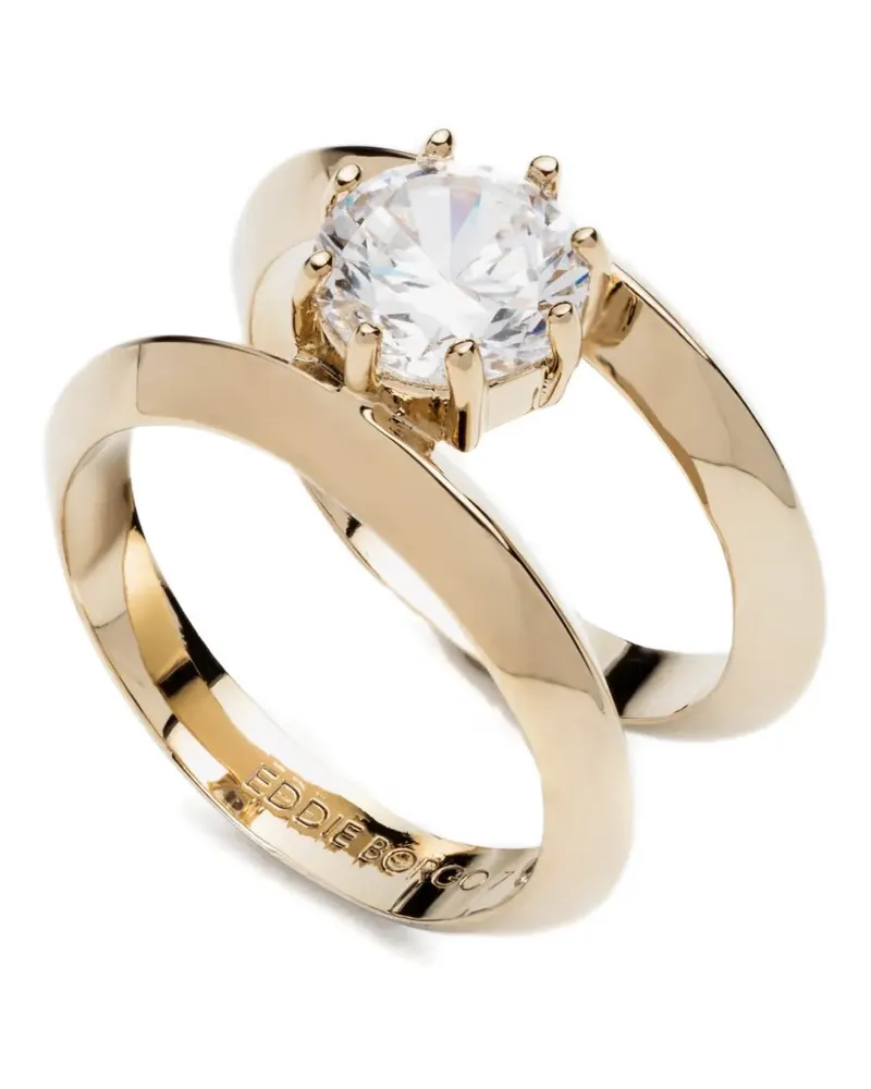 Eddie Borgo Estate solitaire ring - Gold Gold