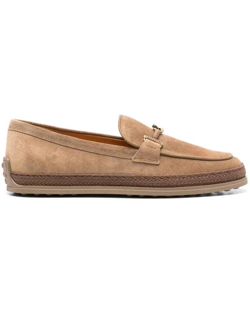 TOD'S Loafer aus Wildleder - Braun Braun