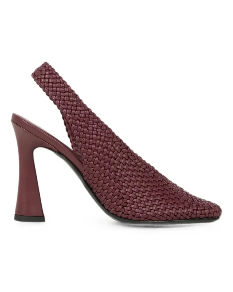 Etro Gewebte Slingback-Pumps - Rot Rot