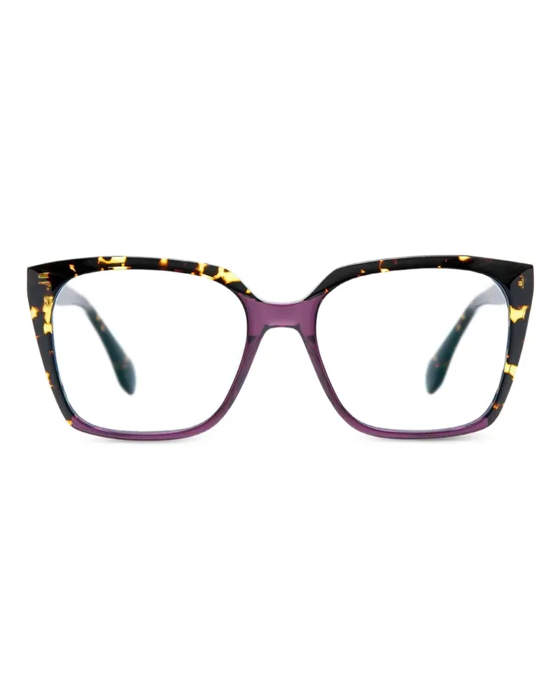 GIGI STUDIOS Ara Brille im Cat-Eye-Design - Violett Violett