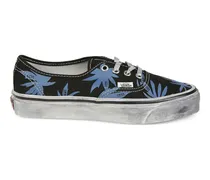 floral print sneakers - Schwarz