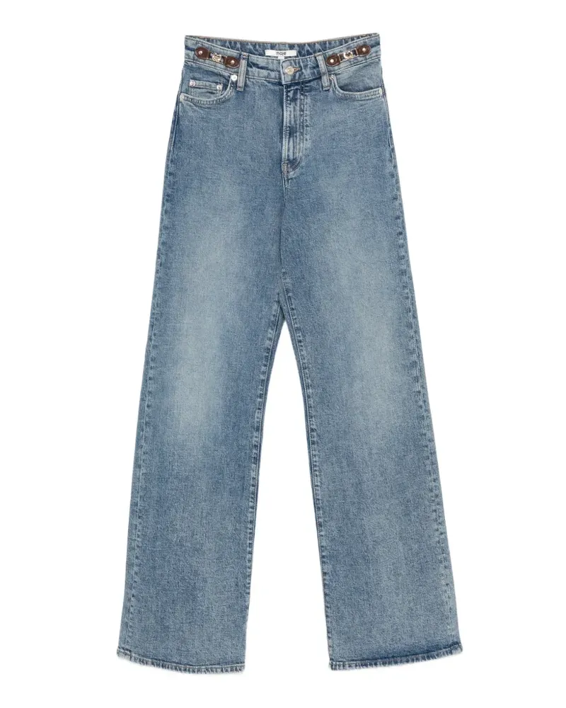 Maje Hose mit Schnallen - Blau Blau