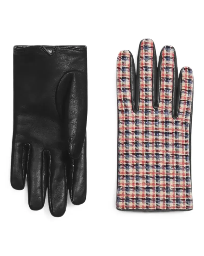 Dries van Noten leather gloves - Rot Rot