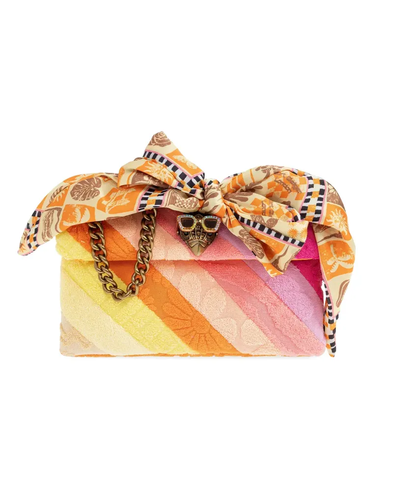 Kurt Geiger mini Kensington striped cross body bag - Gelb Gelb