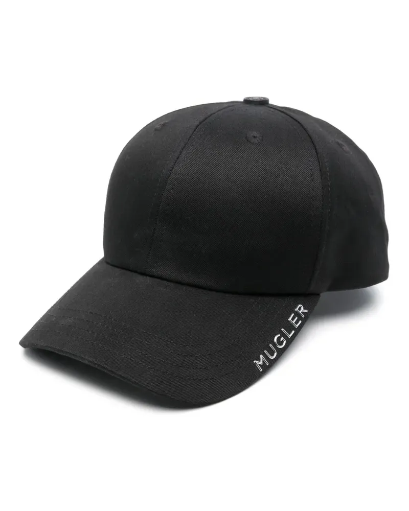 Thierry Mugler Baseballkappe aus Baumwolle - Schwarz Schwarz