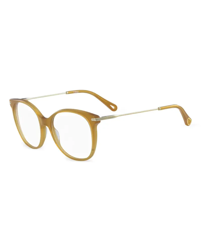 Chloé Brille mit rundem Gestell - Gelb Gelb