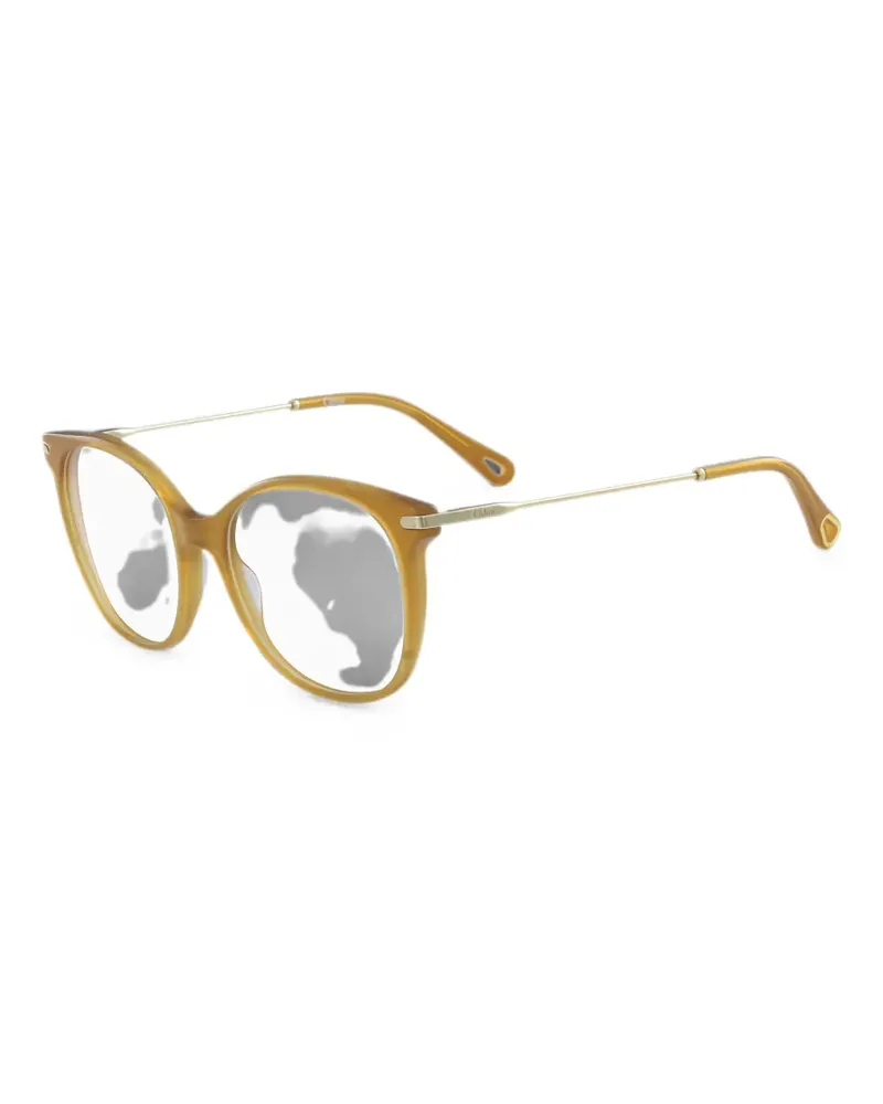 Chloé Brille mit rundem Gestell - Gelb Gelb