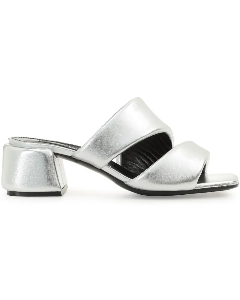 Sergio Rossi Sr Spongy Mules 45mm - Silber Silber