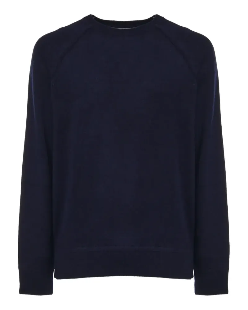 MC2 Saint Barth Bricklane merino wool and cashmere blend crewneck - Blau Blau