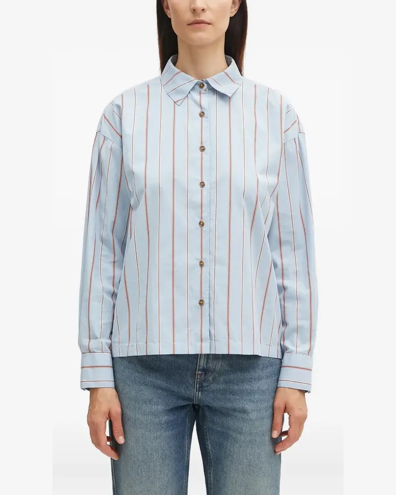 Barbour striped buttoned top - Blau Blau