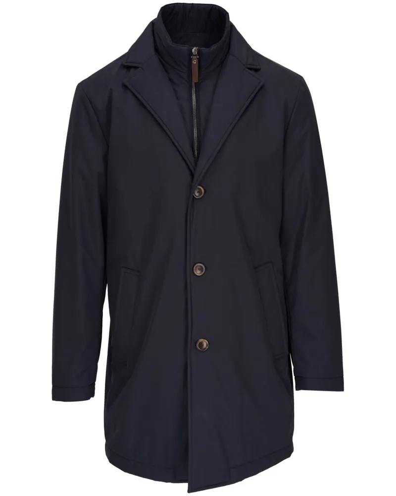 Canali Einreihige Jacke - Blau Blau