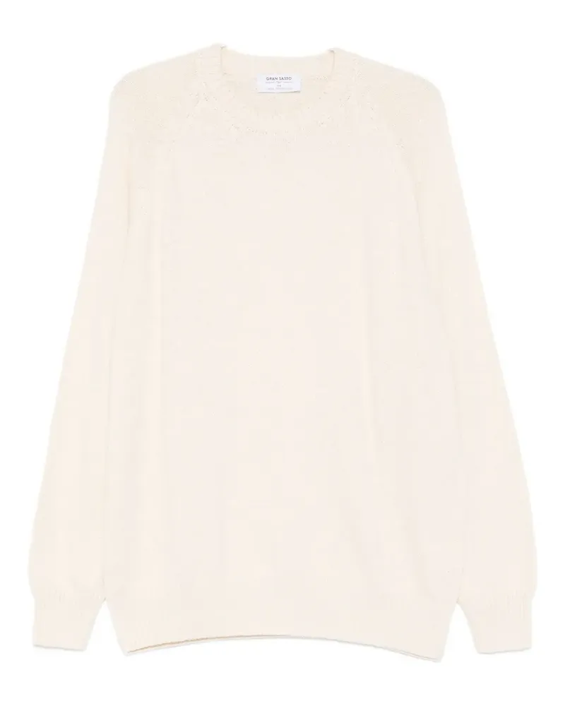 Gran Sasso raglan crew neck sweater - Nude Nude
