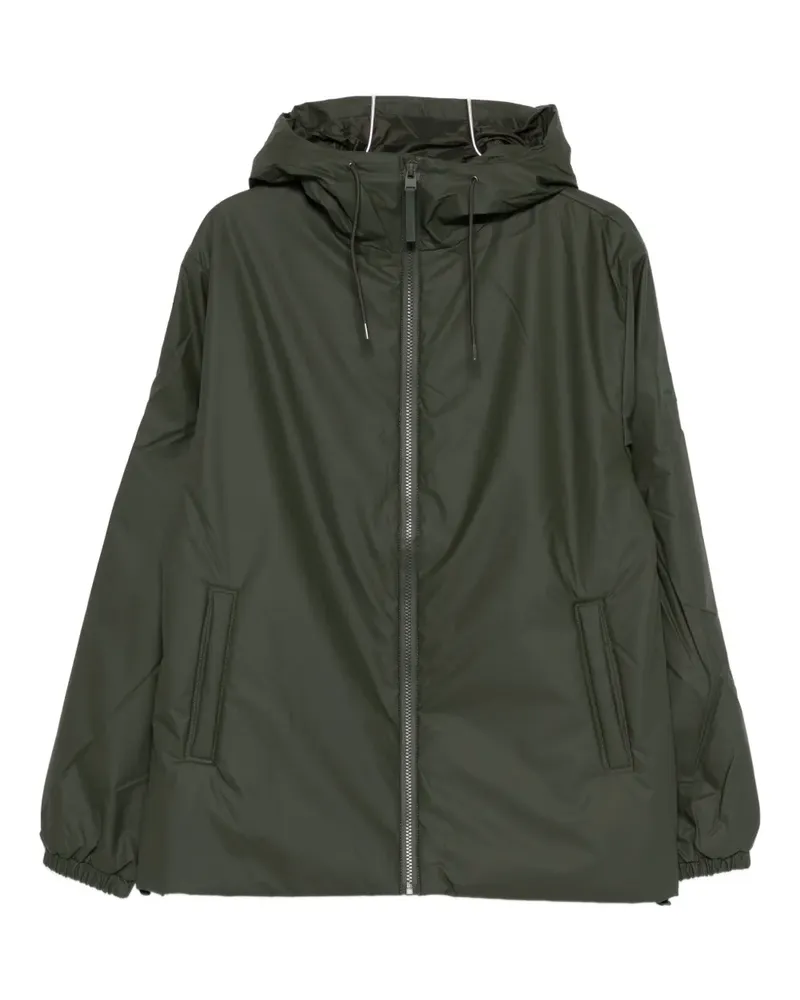 RAINS Lohja insulated hooded zip jacket - Grün Grün