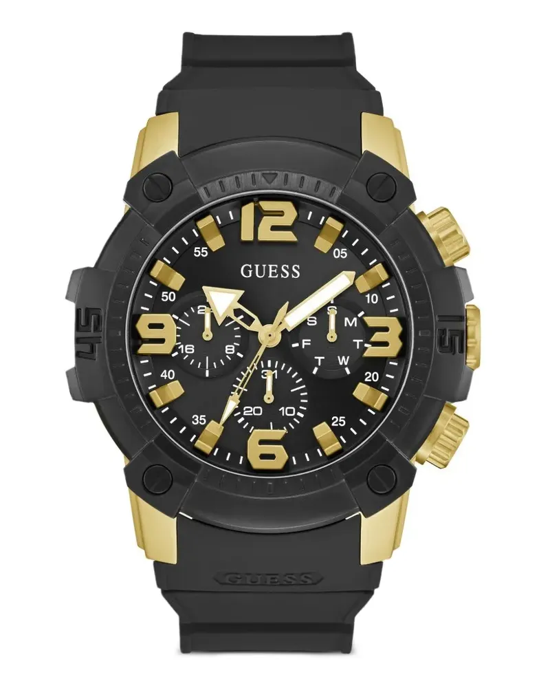 Guess Linebacker Armbanduhr 52mm - Schwarz Schwarz