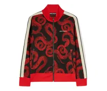 Sweatshirt mit Schlangen-Print - Rot