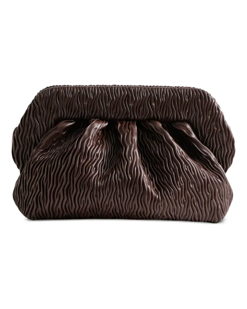 THEMOIRÈ Strukturierte Clutch - Braun Braun