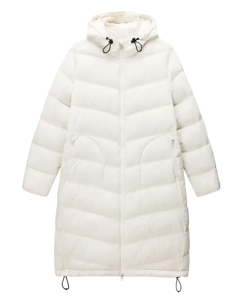 Napapijri hooded chevron coat - Nude Nude