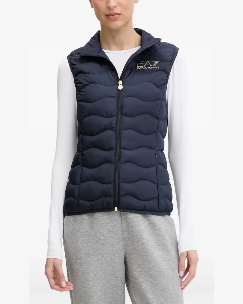 EA7 quilted gilet - Blau Blau