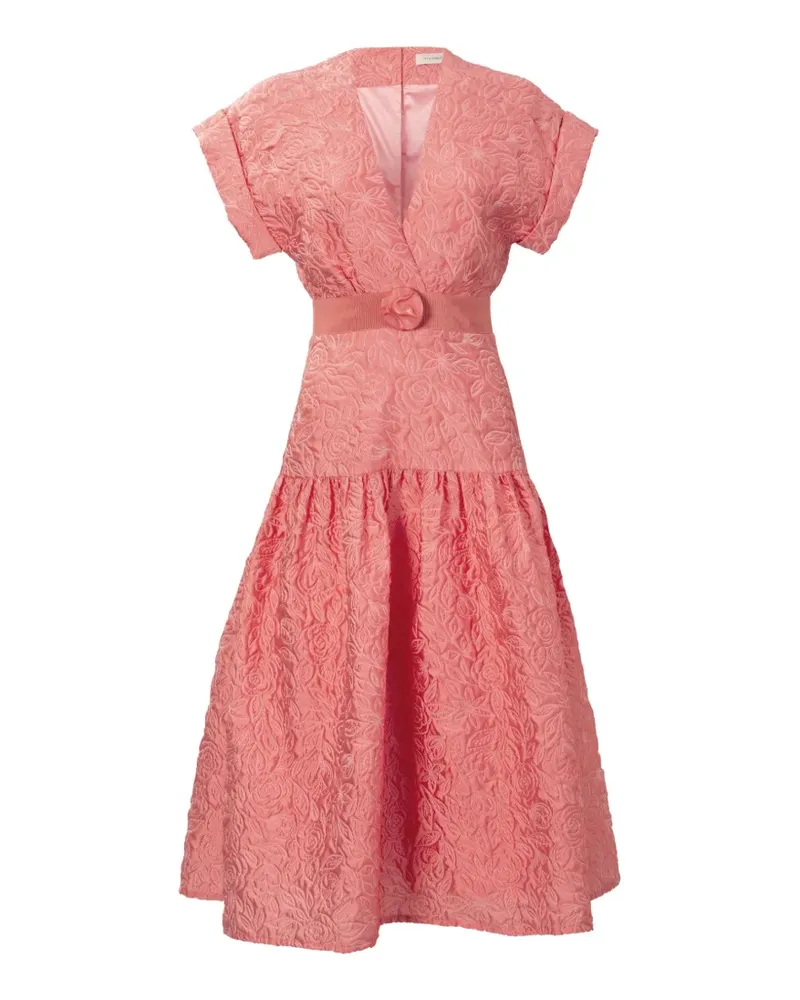 Silvia Tcherassi Metaponto V-neck dress - Rosa Rosa
