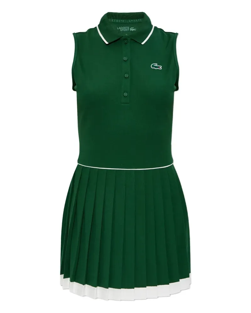 Lacoste pleated mini dress - Grün Grün
