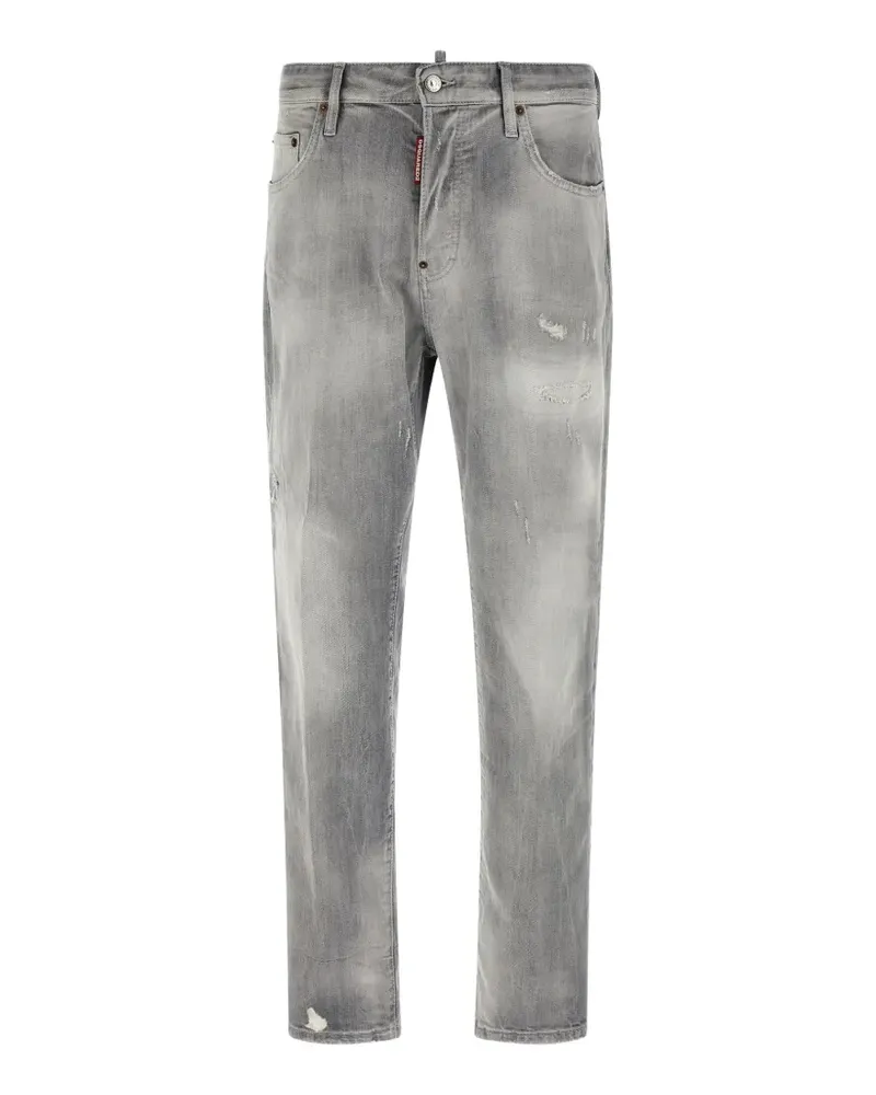 Dsquared2 logo jeans - Grau Grau