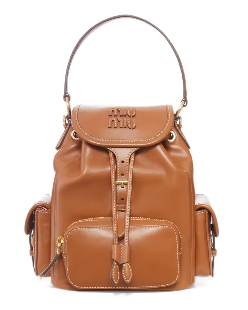 New Balance leather backpack - Braun Braun