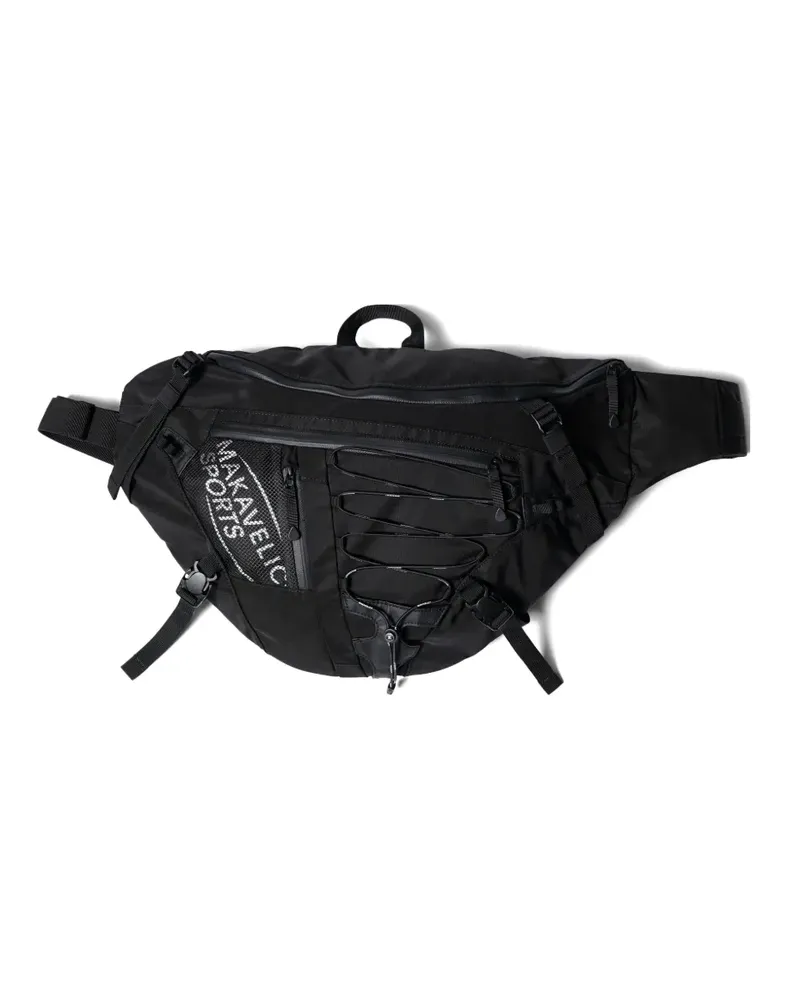 Makavelic Delta Kuriertasche - Schwarz Schwarz