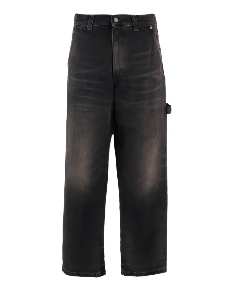 Haikure washed-finish straight-leg jeans - Grau Grau