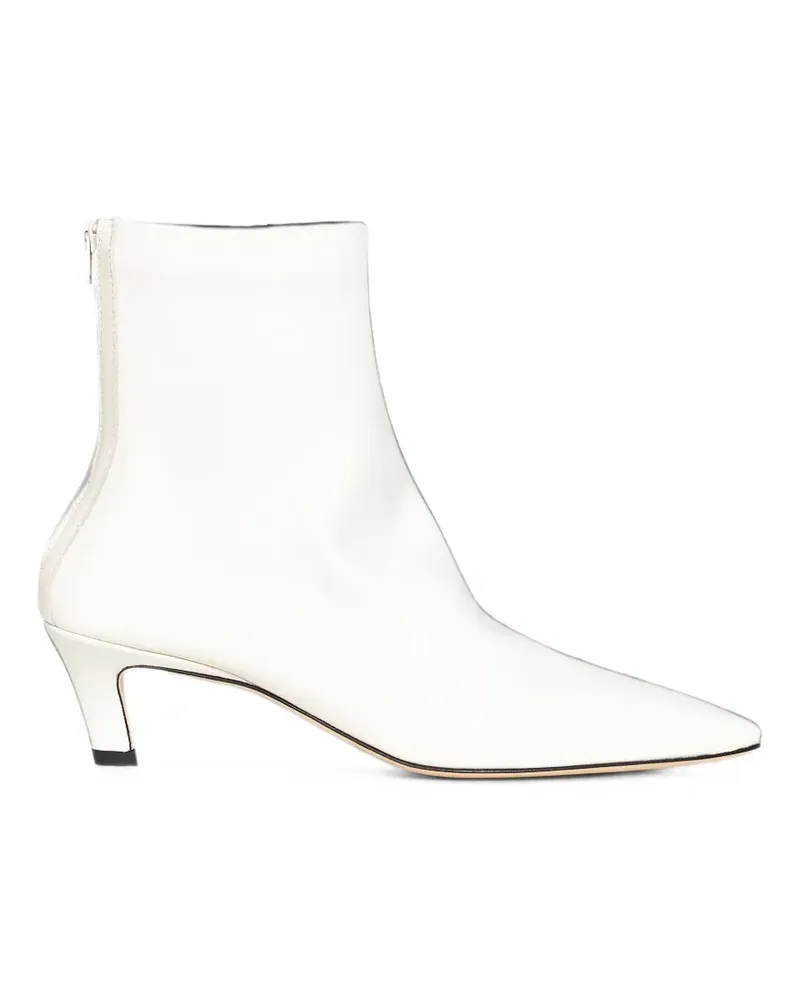 Totême pointed-toe ankle boots - Weiß Weiß