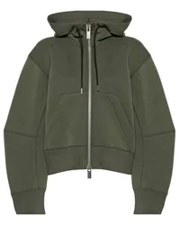 Sacai Kapuzenjacke mit Kordelzug Grün