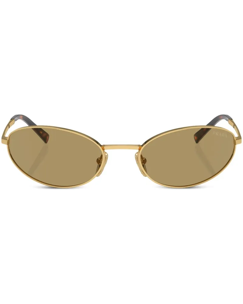 Prada Ovale Prada PR A59S Sonnenbrille - Gold Gold