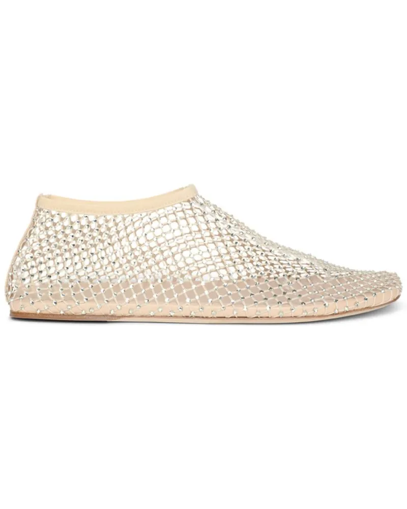 Christopher Esber Minette Ballerinas aus Mesh - Nude Nude