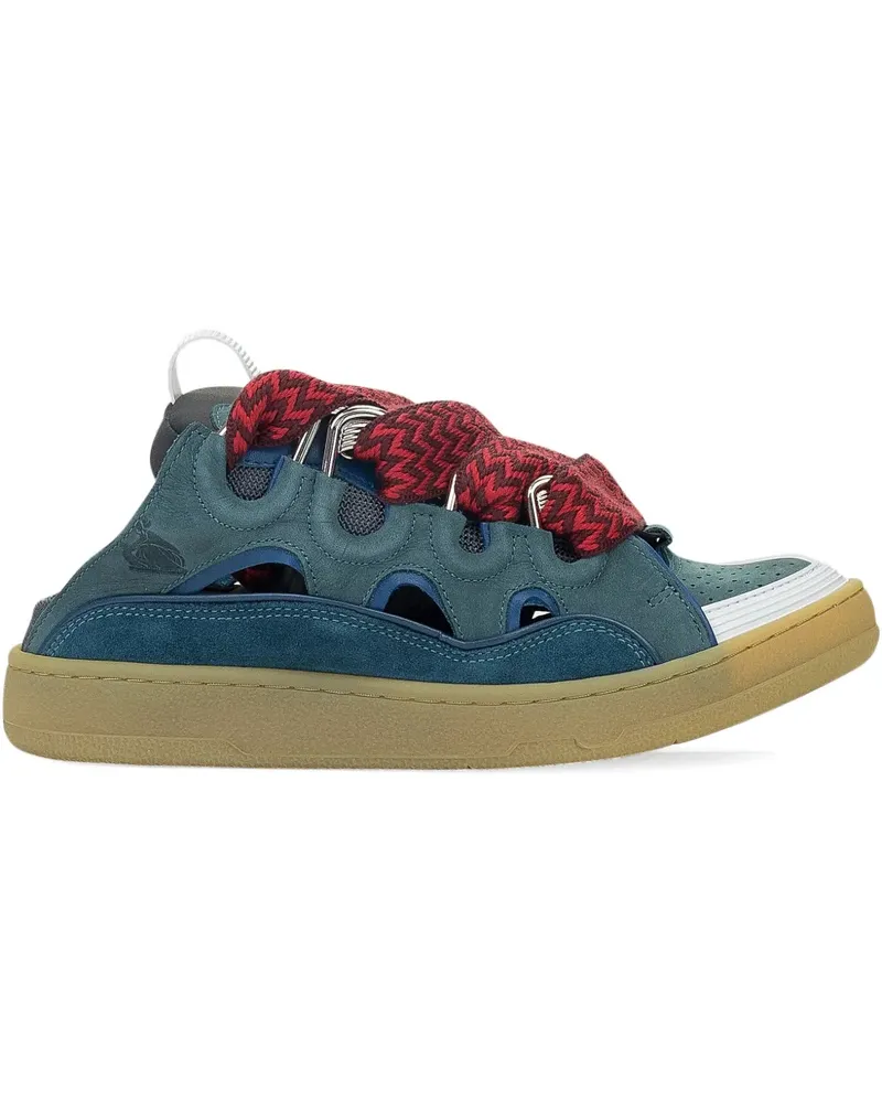 Lanvin Curb Anthracite Sneakers - Blau Blau