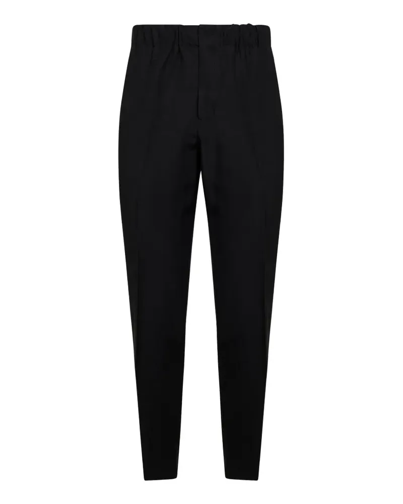 Laneus Klassische Tapered-Hose - Schwarz Schwarz