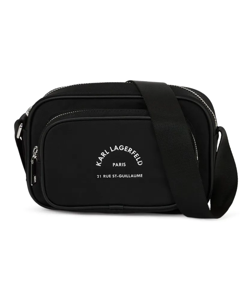 Karl Lagerfeld Rue St-Guillaume Schultertasche - Schwarz Schwarz