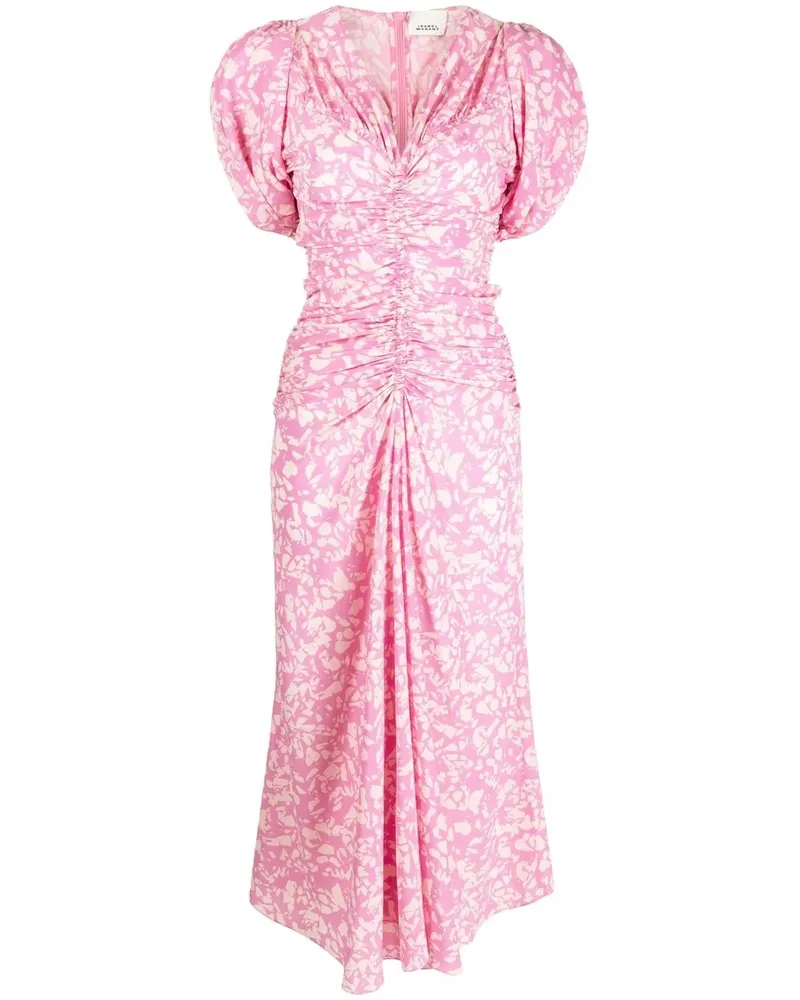 Isabel Marant Kleid mit grafischem Print - Rosa Rosa
