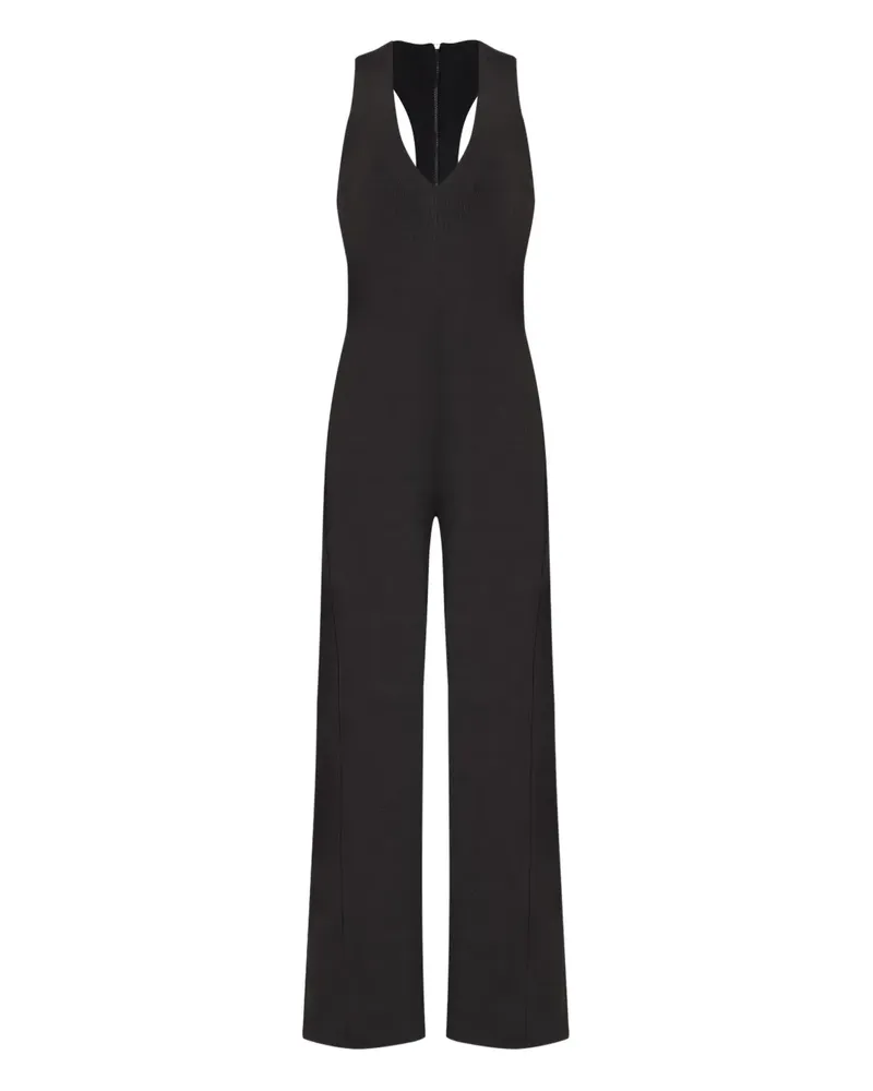 Osklen Jumpsuit mit tiefem Ausschnitt - Schwarz Schwarz