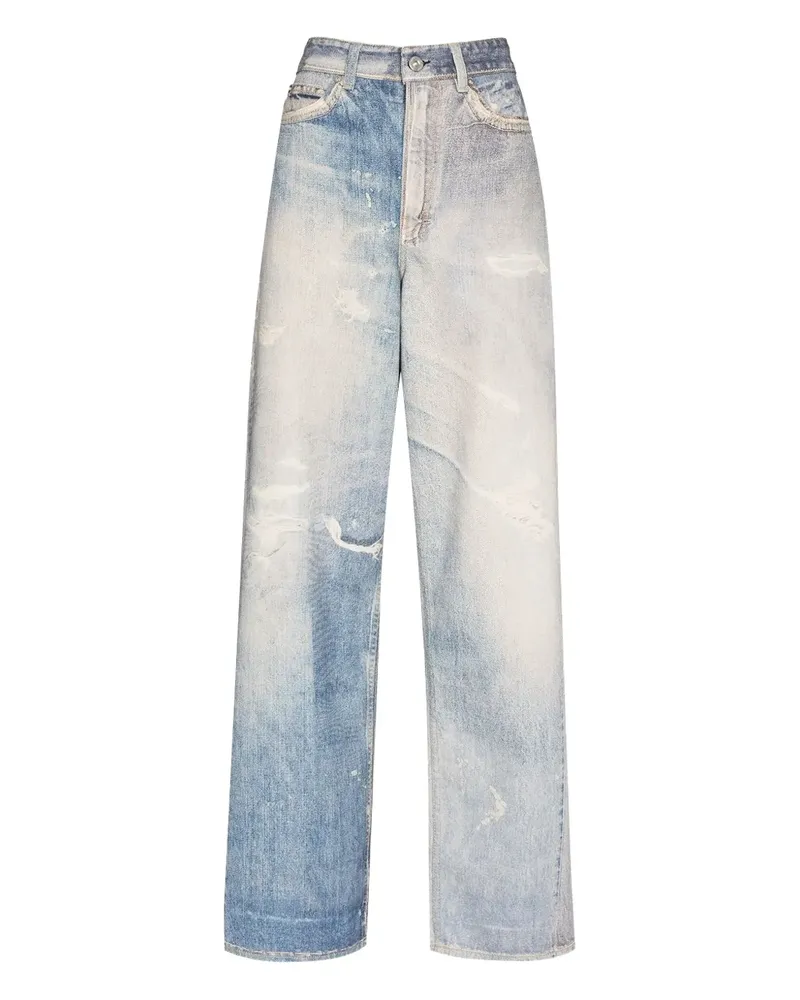 Our Legacy full cut distressed jeans - Blau Blau